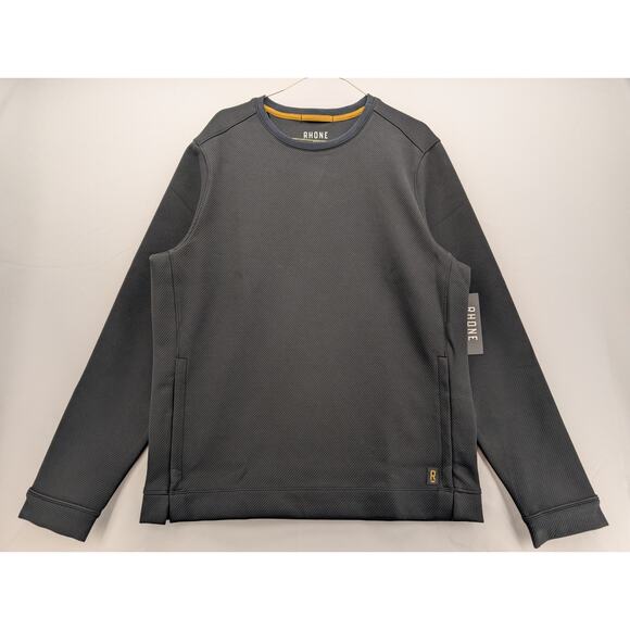 NWT Rhone Quantum Crew Neck in Black size Medium - Picture 1 of 8